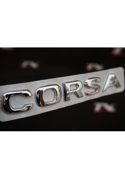 Opel Corsa 3M 3D Krom Abs Logo Amblem