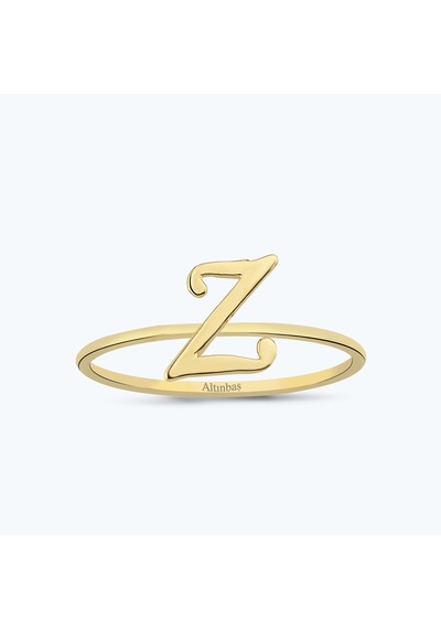 Altınbaş Altın Z Harfi Yüzük Zyzıntgk01-25295 Renkli