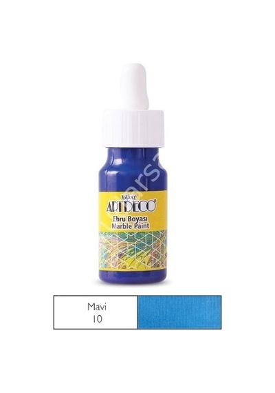 Artdeco Ebru Boyası 10 Mavi 30ml