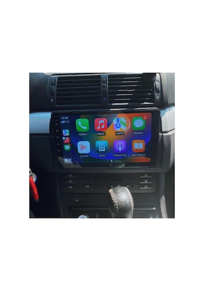 Snp Serisi Bmw E46 Uyumlu 9 İnç 6-128 Gb Hafıza Android Multimedya Sistemi Carplay & Android Auto 9"