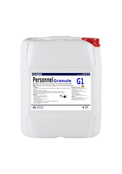 Granule G1 Yoğun Kirli Eller İçin Granüllü El Temizleme Kremi 20 Litre N11.8097