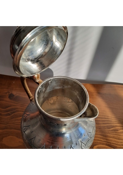 Kalaylı Bakır Osmanlı Sürahi 3 Lt