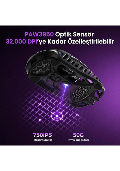 Gravastar V60 Pro Manyetik Kablolu Gaming Klavye, Xpro Kablosuz Optik Mouse Ve Mousepad Oyuncu Seti,