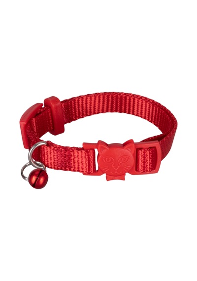 Urban Paws Kedi Tasması Crimson Red Ayarlanabilir, Dayanıklı, Hafif-10mm