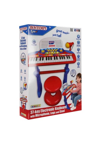 33740 Sun-bnt-müzik Set 37tuş Ayaklı Org Mikrofon Tabure Işıklı