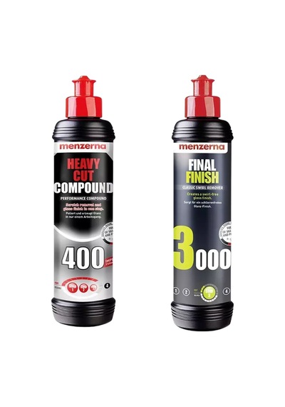 Menzerna 2 Li Set 250ml 400-3000 Kalın Pasta Hare Cila Seti 250 Ml