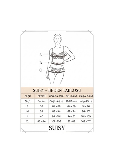 Suısy Black Aura Siyah Dantelli Transparan Mini Gecelik