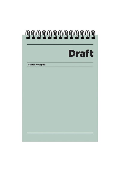 Keskin Color A5 Çizgili Bloknot Draft - Yeşil