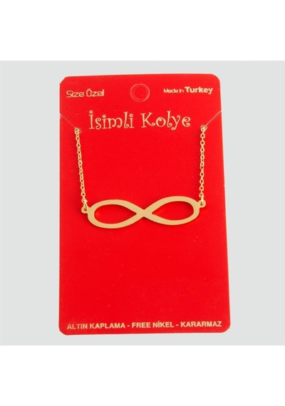 Sonsuzluk Uçlu Kolye-sarı N145 altın