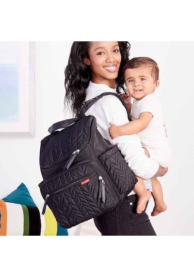 Skip Hop Forma Organizatör Bebek Bakım Sırt Çantası Jet Black Siyah