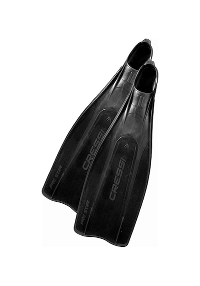 Cressi Pro Star Palet Maske Şnorkel Seti Black-no:45-46 Siyah