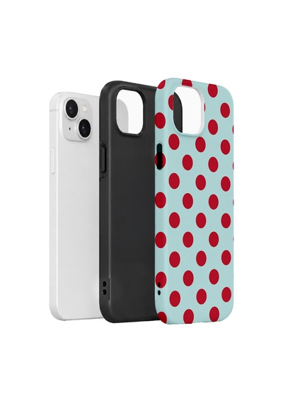 Velvoria Valestra Mint Kırmızı Puantiye Apple iPhone Uyumlu 14 Plus Darbe Korumalı Kılıf Valestra Select - Mint Kırmızı Puantiye Velvoria Valestra Mint Kırmızı Puantiye Apple iPhone Uyumlu 14 Plus Darbe Korumalı Kılıf Valestra Select - Mint Kırmızı Puantiye