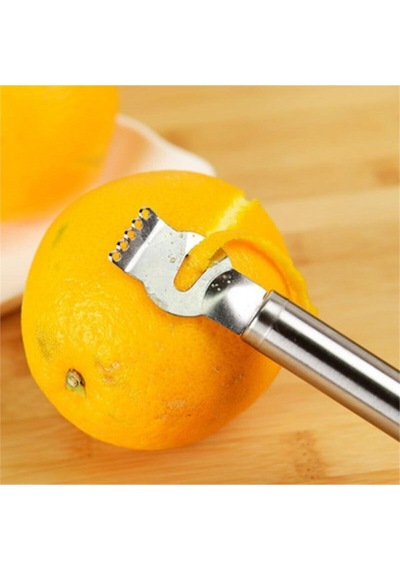 Paslanmaz Metal Limon Portakal Elma Kabuk Çizici Soyma Bıçağı Metal Diğer