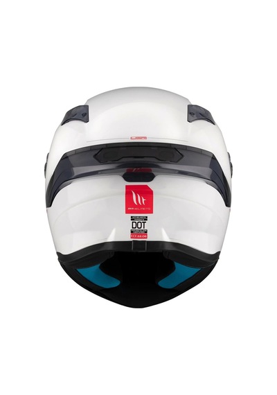 Mt Helmets Targo S Solid Kapalı Motorsiklet Kaskı Mat Beyaz