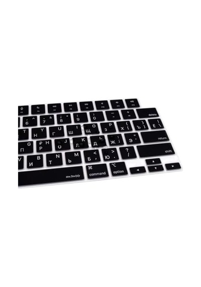 Apple Uyumlu MacBook Rusça Klavye Koruyucu Us Amerikan Enter M1-m5 A2681 A3113 A3240 A3449 A2941 A3241 A2442 A2
