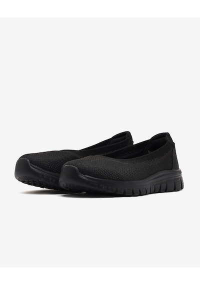 Skechers Graceful Pepwalk Kadın Siyah Günlük Ayakkabı 100696 Bbk Siyah