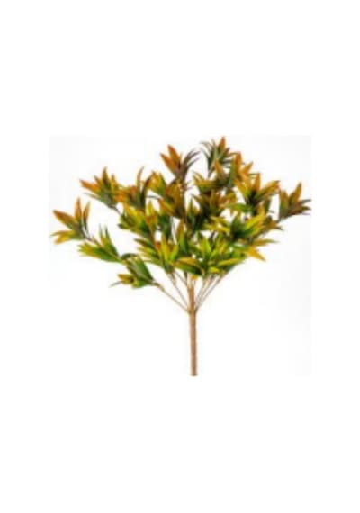 Yapay Bitki Kızıl/yeşil 55 Cm Çok Renkli