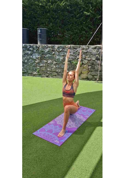Slazenger Yoga Mat Mor 173*61 cm - 4 mm Çok Renkli