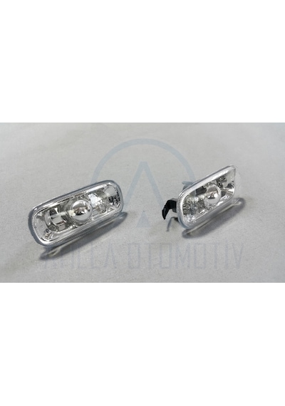 2 x AUDİ A3 8P 2003-2013 ÇAMURLUK SİNYALİ TAKIM BEYAZ