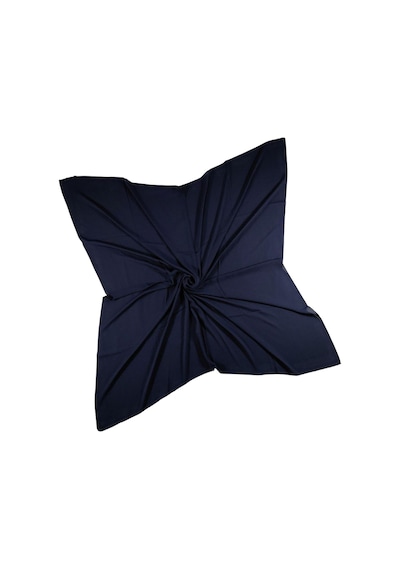 Mim Eşarp Mısırlı Eşarpları Queen Krep Düz Renk Eşarp 110x110 Cm Lacivert