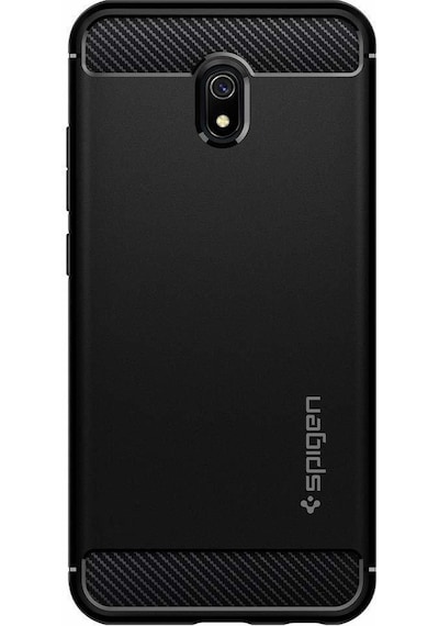 Spigen Redmi 8a İle Uyumlu Kılıf Rugged Armor Matte Black
