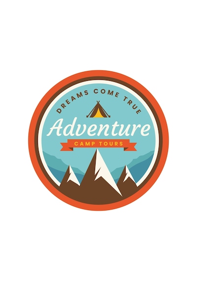 Off Road Adventure 4X4 Camp Sticker 01827