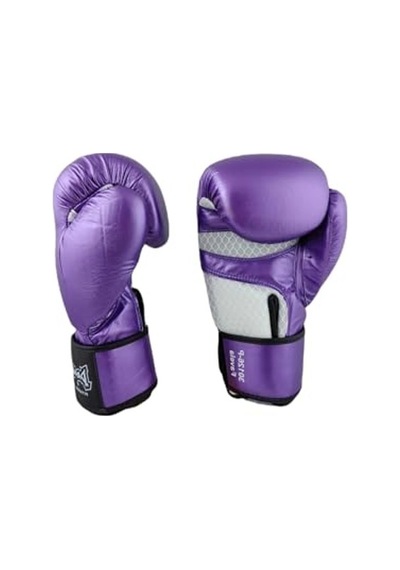Mor Muay Thai Kick Boks Eldiveni, 8 Oz Ağırlığında Açık Mavi