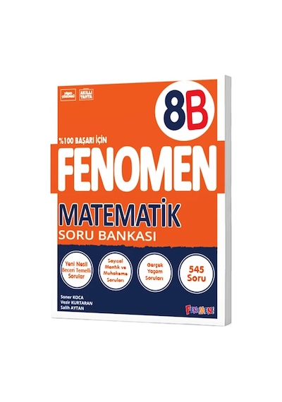 Fenomen 2025-2026 Müfredat Lgs 8 Sınıf Sayısal Dersler B Seti