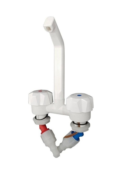 Comet Deluxe Katlanır Sıcak/soğuk Musluk 12v Switch - Beyaz-1560