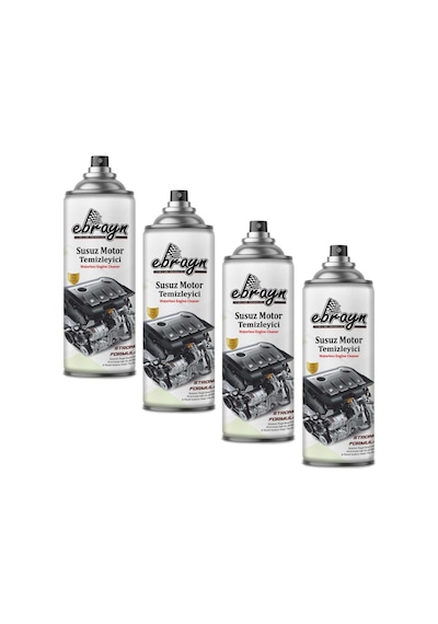 Motor Yıkama Temizleme Spreyi Ebrayn 500 Ml Yüksek Parlaklık 4 Ad