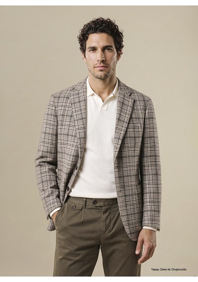 Brooks Brothers Ceket, 46, Kahve - Bej