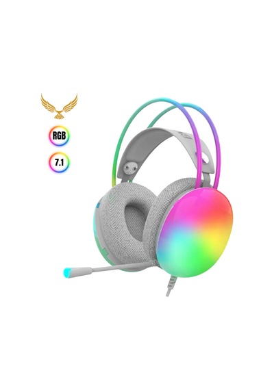 Rainwork 7.1 Rgb Transparan Led Effect Gaming Headset Oyuncu Gaming Kulaklık Ct-x8
