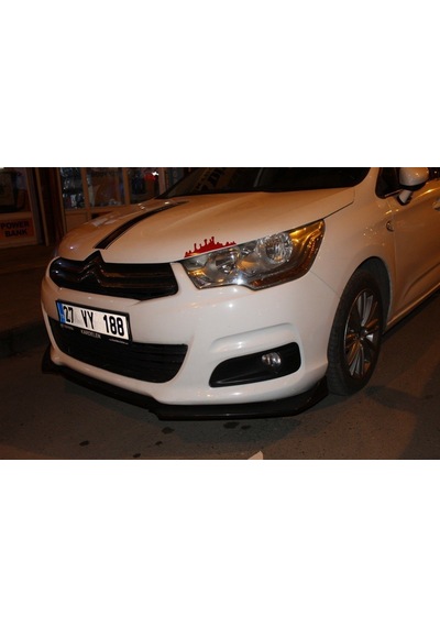 Cıtroen C4 Ön Tampon Eki Bodykit Lip