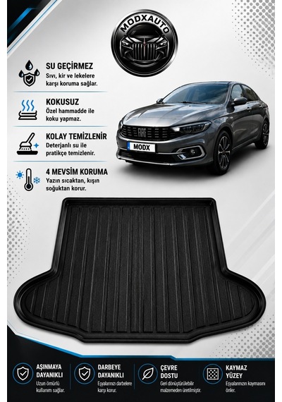 Fiat Egea Sedan 2017 Model Araca Özel Bagaj Havuzu Premium A+