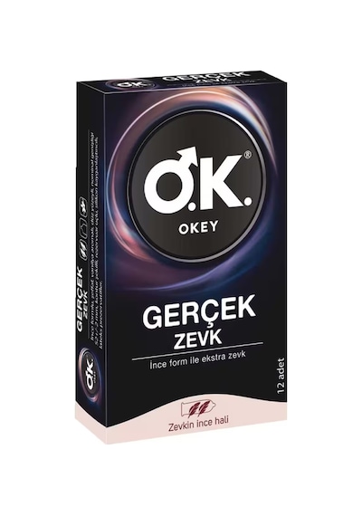 Okey Prezervatif Gerçek Zevk 12 Li