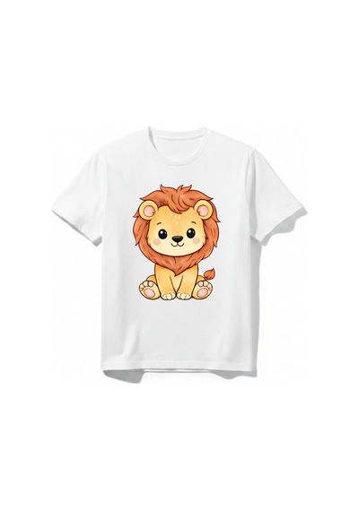 Urbantrendstore Sevimli Aslan Unisex Kız Çocuk Bisiklet Yuvarlak Yaka Basic Kısa Kollu %100 Pamuk Tişört Beyaz Urbantrendstore Sevimli Aslan Unisex Kız Çocuk Bisiklet Yuvarlak Yaka Basic Kısa Kollu %100 Pamuk Tişört Beyaz