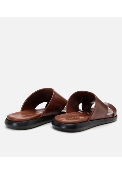 Hotiç Erkek Deri Kahverengi Terlik 02teh306080a480 Kahve-brown Kahverengi