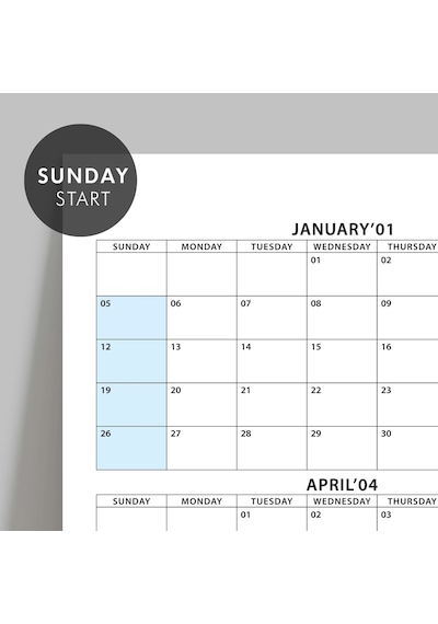 Amerikan Standardı 2027 Yıllık Planlayıcı Duvar Takvimi, United States Calendar, Gökkuşağı Renkler