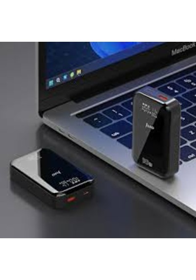 Juo 10000 Mah 33w Led Watt Amper Göstergeli Usb-a + Type-c Powerb