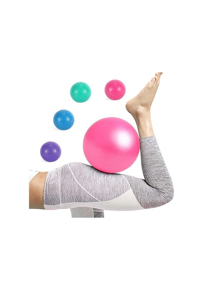 Buffer 20 Cm Fitilli Pilates Topu Ve Pompa Seti Pilates Denge Yoga Spor Egzersiz Top Jimnastik Fitness, Tek Ebat, Zh2685 Genel