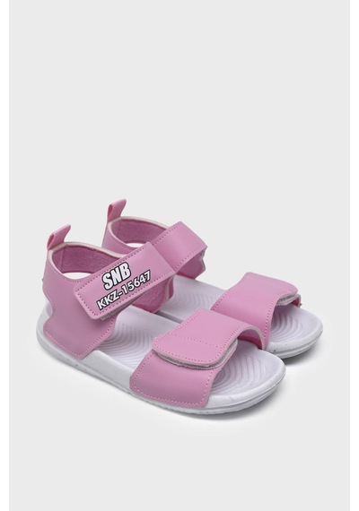 Sanbe Snb501v5401 Pembe Unısex Çocuk Cırtlı Sandalet Pembe