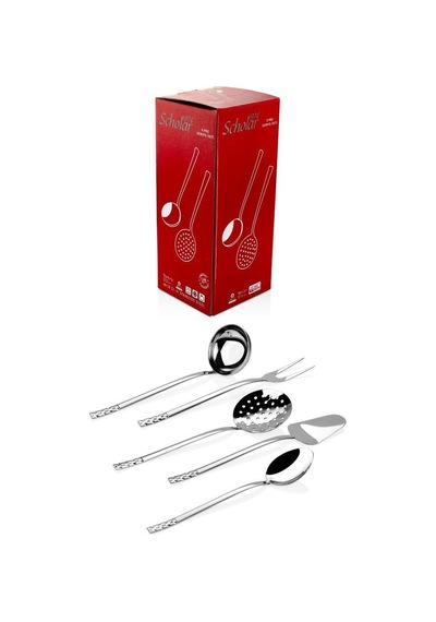 Scholar 5 Parça Elmas Servis Seti 304 3Mm