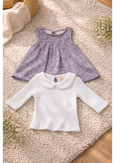 Uğur Bebe Yumuşacık Gri Renk Çiçekli Elbise & Bebe Yaka Fitilli Body Kombin %95 Pamuk Bayramlık Kız Çocuk Gri Gri Uğur Bebe Yumuşacık Gri Renk Çiçekli Elbise & Bebe Yaka Fitilli Body Kombin %95 Pamuk Bayramlık Kız Çocuk Gri Gri