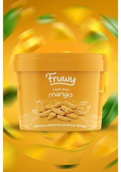 Freeze Dried Mango Kova Dondurularak Kurutulmuş Mango Diğer