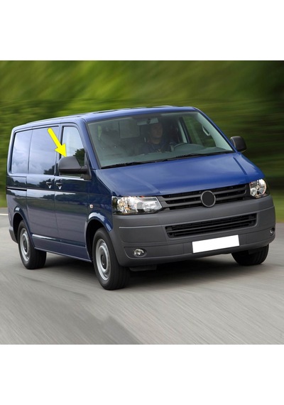 Vw Transporter T6 10-15 Sağ Dış Ayna Üst Kapağı Siyah 7e1857528f