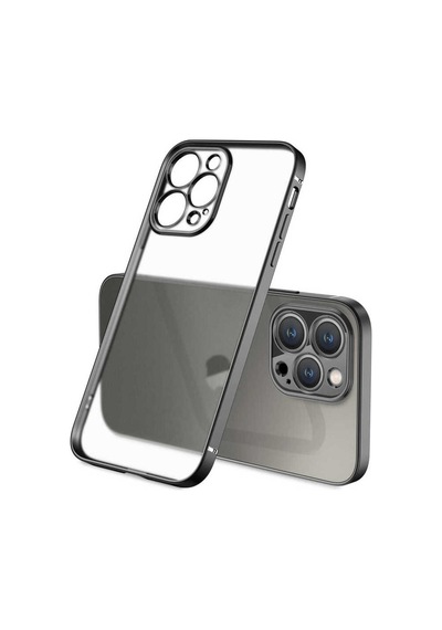 Apple Uyumlu iPhone 13 Pro Max Kılıf Zore Mat Gbox Kapak Siyah