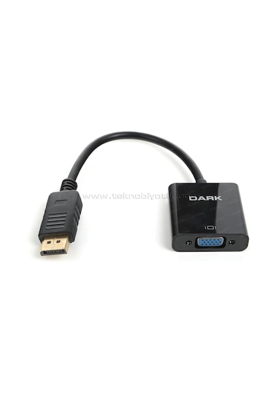 Dark Display Port - Vga Analog Aktif Dönüştürücü (Dk-Hd-Adpxvga)
