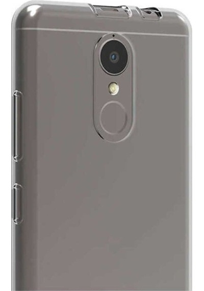 Lenovo K6 Kılıf Zore Süper Silikon Kapak Renksiz