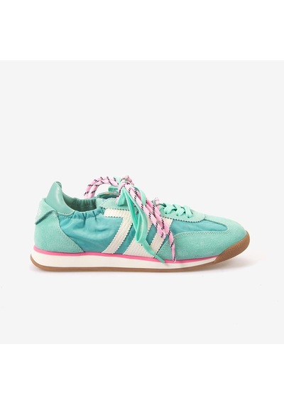 Back70 Kadın Bağcıklı Süet Spor & Sneaker Ayakkabı A26 Mavi