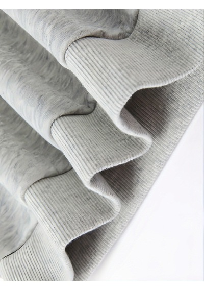 Uyguntarz Eternal Light Baskılı Oversize Çocuk Sweatshirt Gri